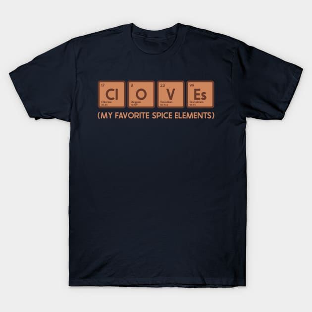 Periodic Cloves T-Shirt by nickbeta